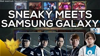 When Sneaky Meets Samsung Galaxy in NA Solo Queue ft CuVee Crown Ambition Ruler amp CoreJJ [upl. by Nereus]