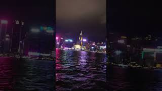 アクアルナに乗ったよ🩷✨✨Aqua Luna Victoria Harbour Evening Cruise [upl. by Picardi]