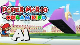 The Shifty Sticker but its continued by AI  Paper Mario The Origami King Music [upl. by Aeki738]