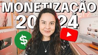 TUDO Sobre MonetizacÌ§aÌƒo Do YouTube Em 2024 Requisitos Como Funciona amp Mais [upl. by Nosnevets]