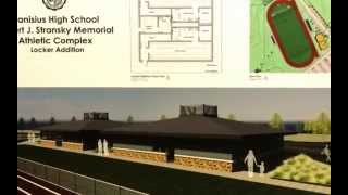 Slideshow Robert J Stransky Memorial Athletic Complex Locker Room Construction [upl. by Ennairam338]