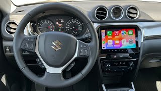 New Suzuki Vitara Facelift 2024 Apple CarPlay Review [upl. by Elephus]