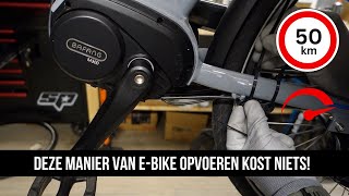 Gratis EBike opvoeren  Elektrische fiets op voeren met simpel trucje [upl. by Gabriele102]