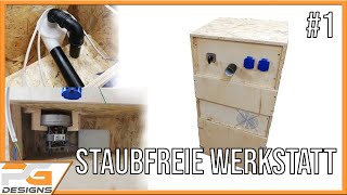 1 Absauganlage von Let´s Bastel nachgebaut  Zyklon Staubabsaugung selber bauen [upl. by Gianni891]