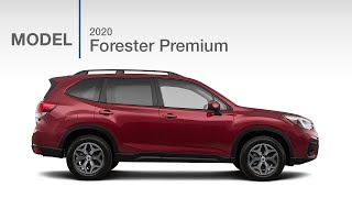 2020 Subaru Forester Premium  Model Review [upl. by Leidba]