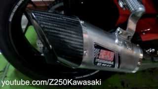 Kawasaki Z250  Yoshimura R11 Sound [upl. by Lessard]