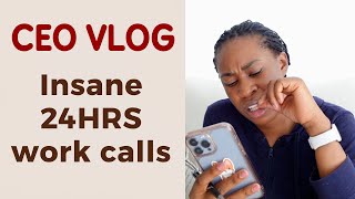 CEO Diaries 6  24 HR Back to Back Calls Nigerian CEO Living in Canada  VLOG [upl. by Yor52]