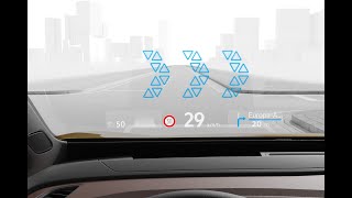 Funktionsweise AR HeadupDisplay von VW 🔎 Das Augmented Reality HuD einfach erklärt [upl. by Enortna24]