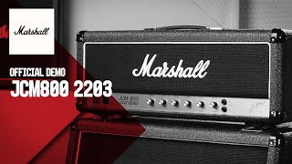 Marshall JCM800 2203  Product Demo  Marshall [upl. by Lili]