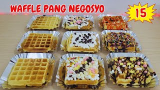 LESS HASSLE TO MAKE WAFFLE PANG NEGOSYO  Tipid Tips atbp [upl. by Ahsenwahs]