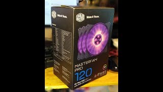 VENTILADORES MASTER FAN PRO RGB DE COOLER MASTER [upl. by Araht193]