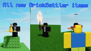 All newly added Brickbattler items  Ability Wars [upl. by Lalo]