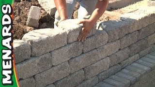 How To Build a Retaining Wall  Menards [upl. by Inattirb]