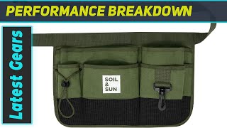 reviewSoil amp Sun Garden Tool Belt for Women – The Best AllPurpose Apron [upl. by Auqinahc322]