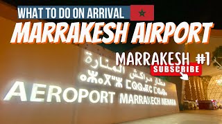 🇲🇦 Marrakesh Airport  What To Do On Arrival  Sim  Currency  Bus  Cab Marrakesh Ep 1 Morocco [upl. by Nally108]