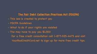 Fair Debt Collection Practices Act FDCPA [upl. by Claudie]