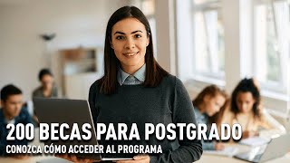 Hay unas 200 becas para profesionales que buscan hacer postgrados en el extranjero [upl. by Abehsat]