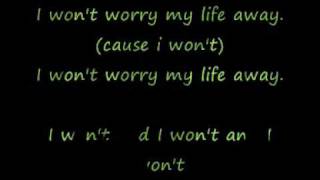 Jason Mraz  The remedyI wont worry With lyrics on screen [upl. by Laeahcim]