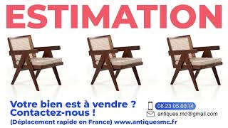 Fauteuil Easy Chair Pierre Jeanneret estimation [upl. by Narmi]