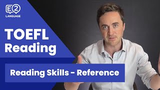 TOEFL Reading Skill 4 Reference with Jay [upl. by Ayetal]