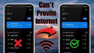 WIFI Connected To Device But Cant Provide Internet Update 2024 [upl. by Haem]