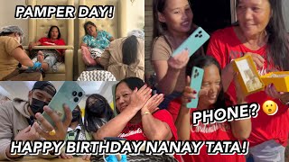 BIRTHDAY SURPRISE FOR NANAY TATA ☺️ MAY CELLPHONE NA SYA  Grae and Chloe [upl. by Acima]