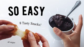 Easy Snack Ideas you HAVE to try vegan [upl. by Gardas50]