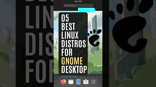 Top 5 Best GNOME Based Linux Distro linux gnome [upl. by Anabahs63]