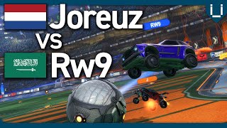 Joreuz vs Rw9  Bo5 Showmatch  Rocket League 1v1 [upl. by Antonia]