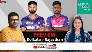 IPL 2024 Match 31 Preview rajasthanroyals aims to hold its top spot against Kolkata [upl. by Jerome]