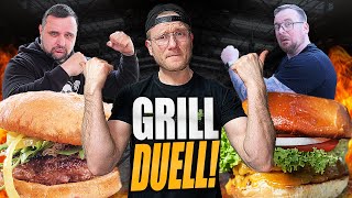 Klausgrillt vs SizzleBrothers Wer GRILLT den BESTEN BURGER [upl. by Kirbee]