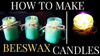 How To Make Homemade Beeswax Candles  Natural Home  Jacqueline Wheeler [upl. by Ganiats]