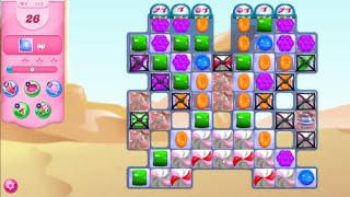 Candy Crush Saga LEVEL 119 NO BOOSTERS new version [upl. by Ecydnak17]