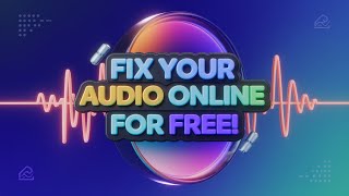 How To Remove Background Noise  Enhance Your Audio Online for FREE [upl. by Emeric]