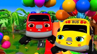 Wheels On The Bus Go Round And Round  Baby Toddler Songs  Nursery Rhymes amp Kids Songs [upl. by Aerdnak]