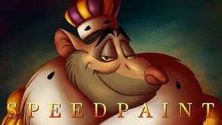 King Padraic Ratigan I Great Mouse Detective Speedpaint [upl. by Roinuj641]