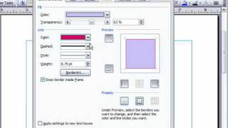 Add a Fill or Border Color to a Text Box in Publisher 2007 [upl. by Tiat285]