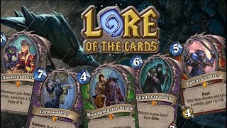 Hearthstone Mysterious Missives Shaw Crowskin Darius Godfrey and Dorian Lore [upl. by Alik]