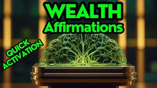 Powerful ⚡️WEALTH Affirmations  Transform Your Life  Calming Handpan Music [upl. by Acinemod758]