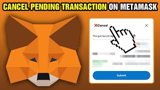 How To Cancel Pending Transaction On MetaMask 2024 [upl. by Ahsuas43]