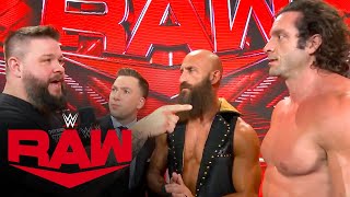 Tommaso Ciampa joins the Raw roster and encounters several Superstars Raw April 11 2022 [upl. by Dorin]