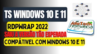 Múltiplas Áreas de Trabalho Remotas no Windows 10 e 11  RDPWrap 2022 [upl. by Fesoj927]