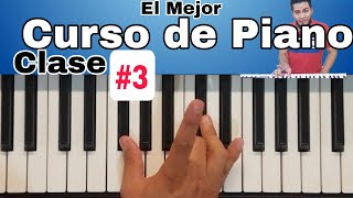 Clase 3 Curso de Piano Desde CERO  Sostenidos y bemol  Aprende Piano FACIL 🚀 [upl. by Metts]