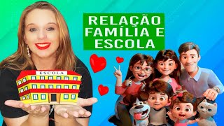 Importância da relação escolafamília [upl. by Jacobine891]