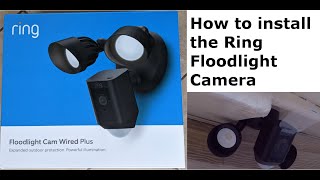 How to replace a floodlight with the Ring Floodlight Camera wired [upl. by Ishmul345]