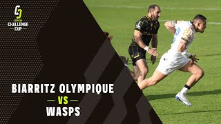 Highlights  Biarritz Olympique v Wasps Round of 16  Challenge Cup 202122 [upl. by Ramon990]