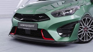 Frontspoiler für Kia ProCeed CD GTㅣCSL720ㅣcsrautomotive [upl. by Ahsekam]