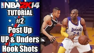 NBA 2K14 Ultimate Post Up Tutorial  How To Do Up amp Under Dropsteps amp Signature Moves [upl. by Nongim]