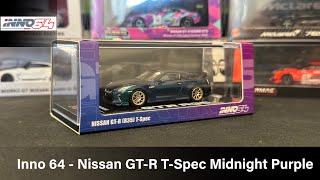 Inno 64  Nissan GTR R35 TSpec Midnight Purple [upl. by Acisej965]