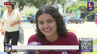 La primera joven venezolana ingresante a la UNI a la especialidad de ingeniería Mecánica Eléctrica [upl. by Iana]